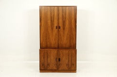 Rosewood 2 Door Cabinet by Borge Mogensen