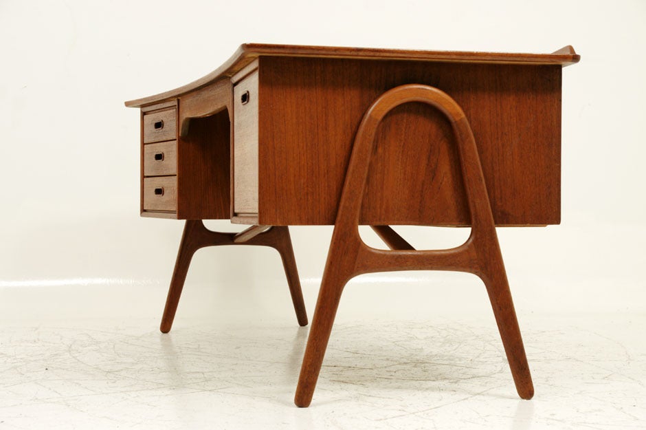 Danish Svend A. Madsen Teak Writing Desk