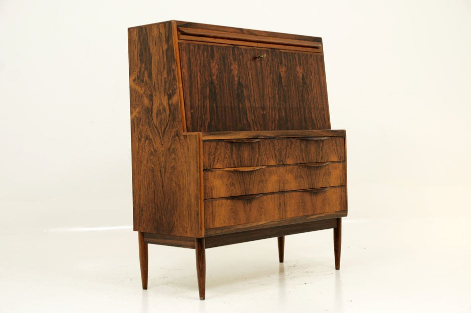 Rosewood Secretary Desk by Ib Kofod Larsen