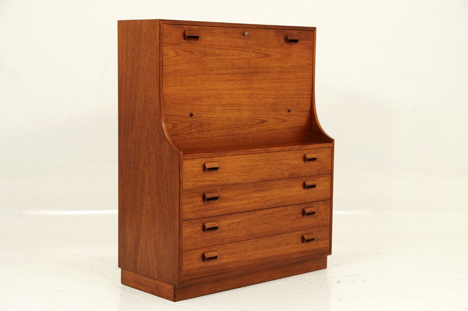 Teak Bureau Desk by Borge Mogensen