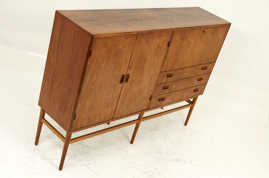 Danish Teak Buffet Attributed to Borge Mogensen 