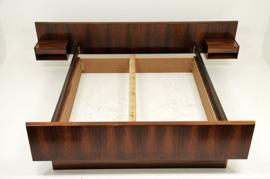 Danish Rosewood Queen Size Bed Frame