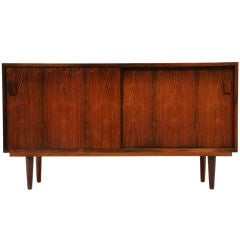 Rosewood Danish Modern Sideboard Credenza