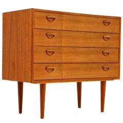 Compact Teak Dresser by Kai Kristiansen