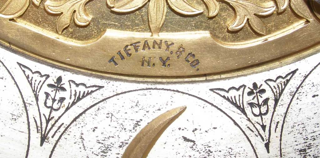 American Tiffany Mahogany Grandfather Clock  3
