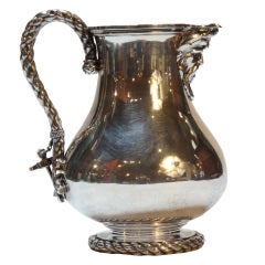 American Tiffany Sterling Silver Neptune Pitcher