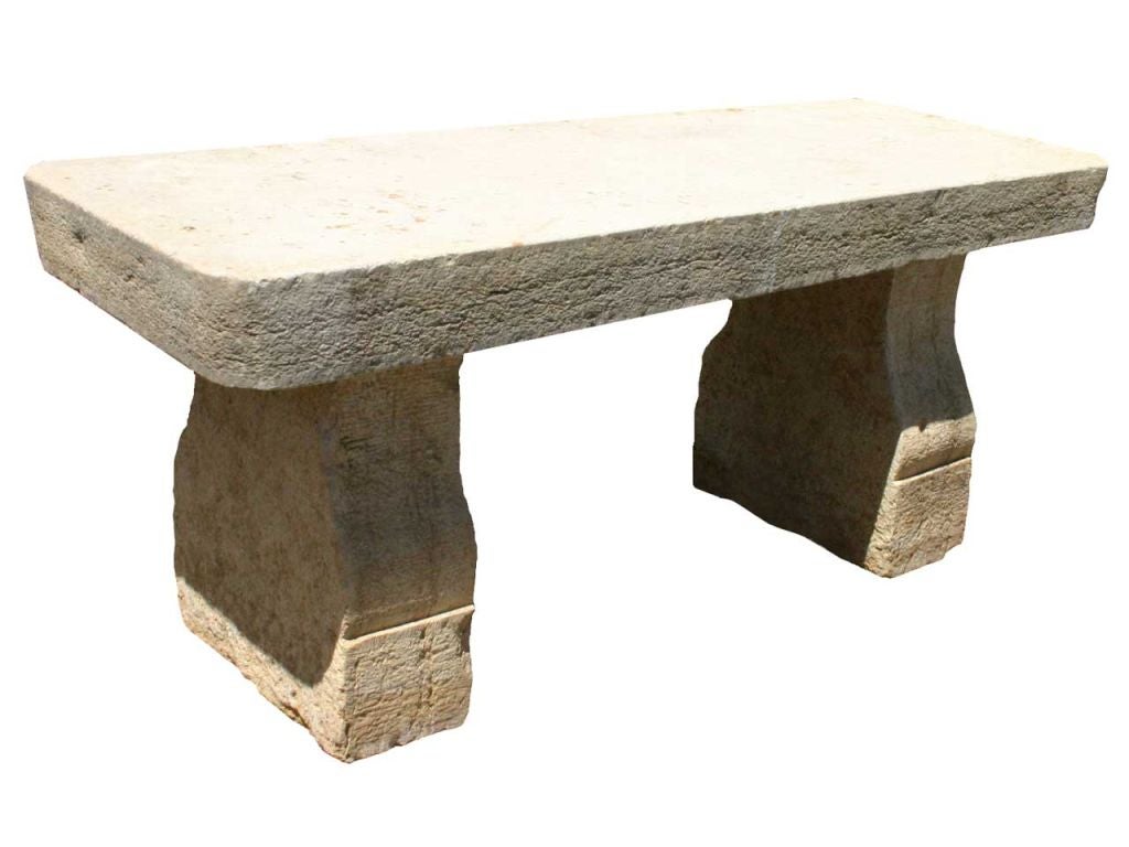 Closely related to similar Neolithic items such as dolmens, this extremely rare and important 16th century French, stone hunting table is a magnificent find. Very often these tables were found in oak forests having been used in the hunts. This one
