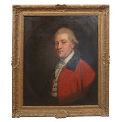 THOMAS BEACH Oil on Canvas Portrait of a Gentleman