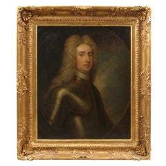 Follower of G. Kneller, Oil Portrait of Count Cornelis of Nassau