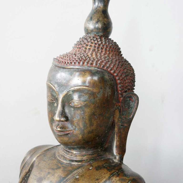 Unknown Early Tibetan Bronze Buddha For Sale