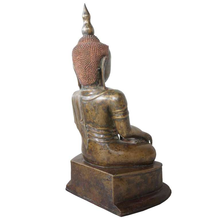 18th Century and Earlier Early Tibetan Bronze Buddha For Sale