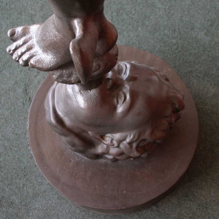 After GIAMBOLOGNA, French Cast Iron Figure of Mercury 7
