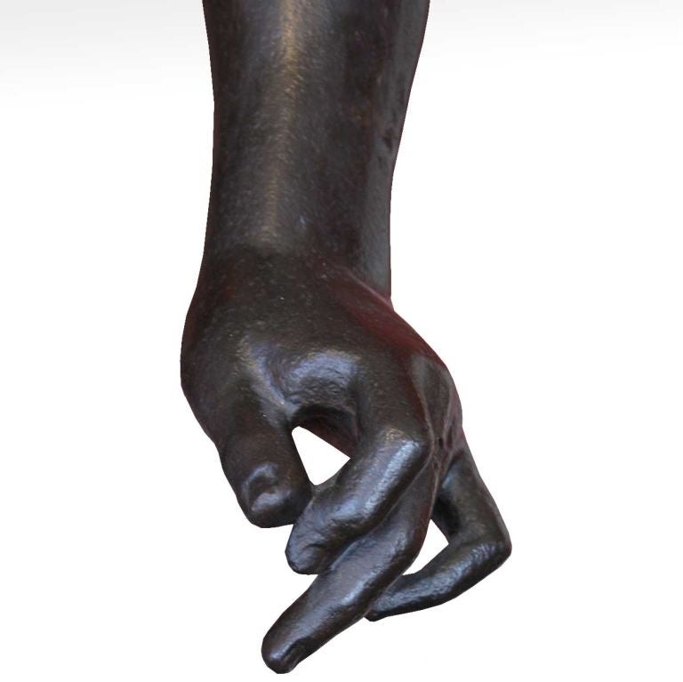 After GIAMBOLOGNA, French Cast Iron Figure of Mercury 1