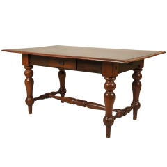 Anglo Indian Jackfruit and Mahogany Dining Table