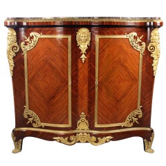 Antique Louis XVI Style Palace Size Cabinet