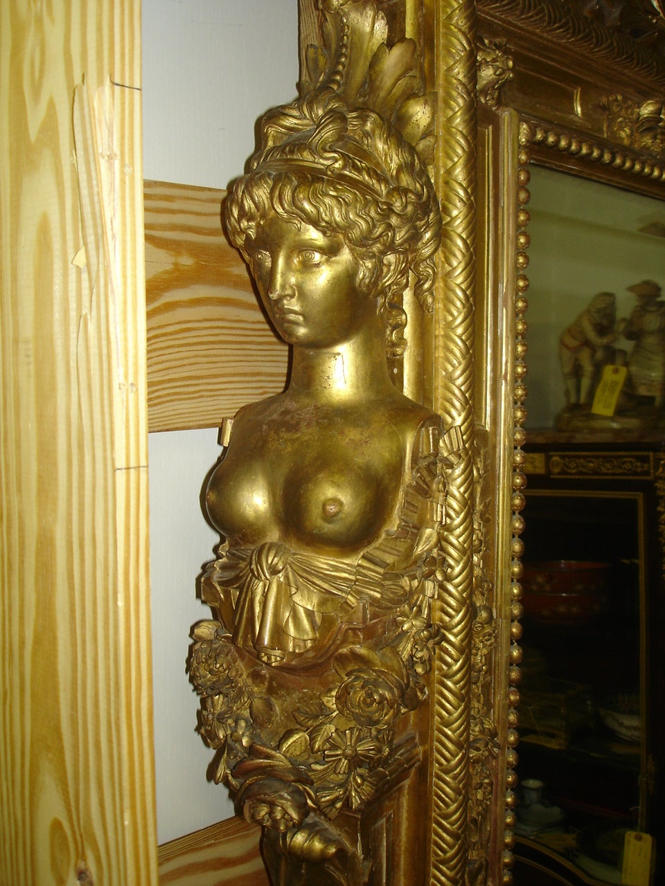 Belle Époque Magnificent Mid-19th Century Mirror For Sale