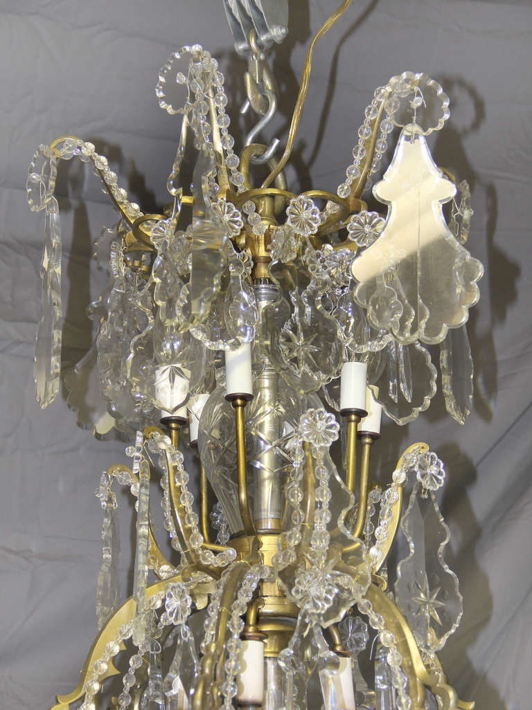 19th century crystal chandeliers