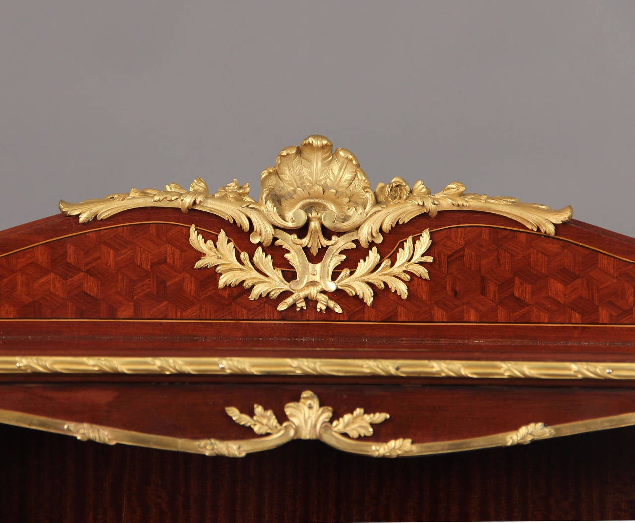 Gilt Rare and Very Special Late 19th Century Bureau by François Linke For Sale