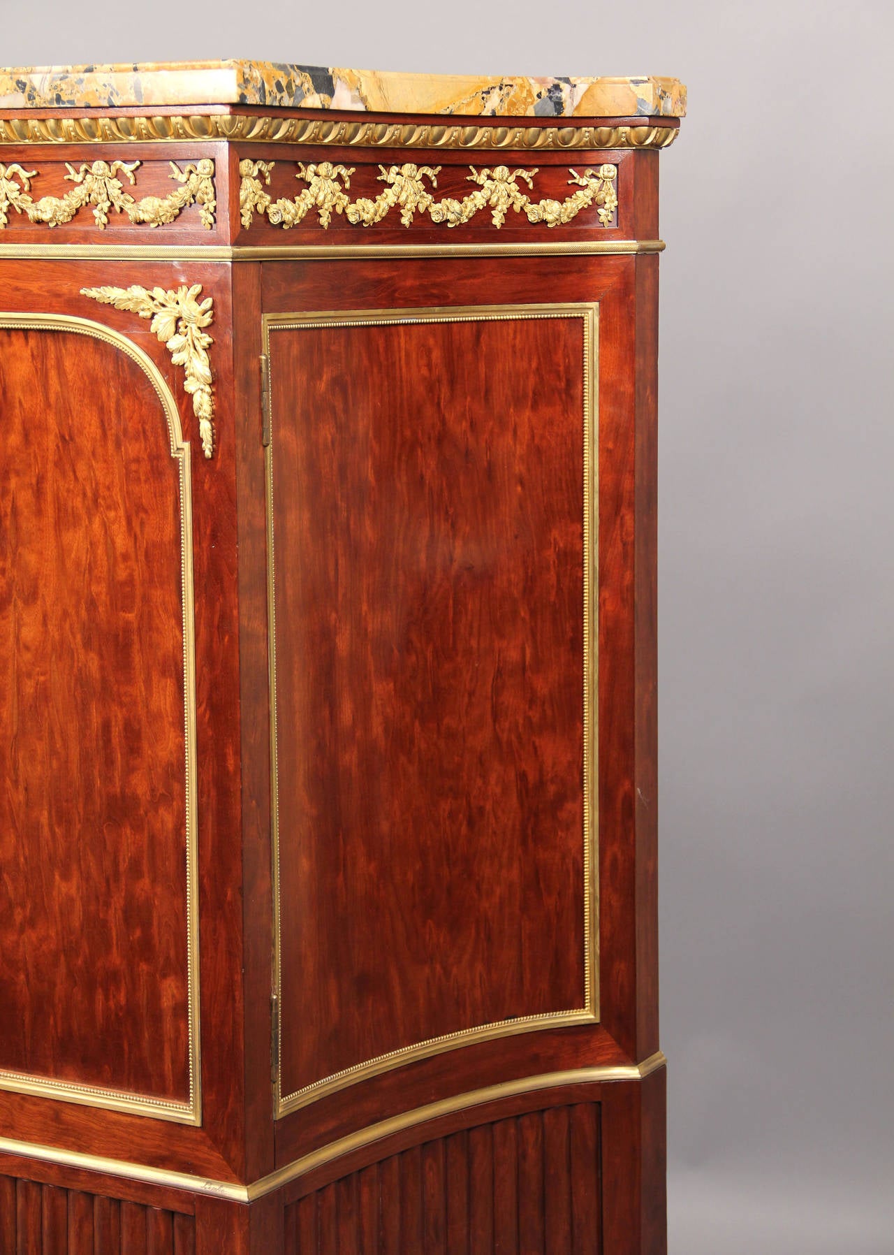 French Late 19th Century Gilt Bronze-Mounted Cabinet by François Linke For Sale