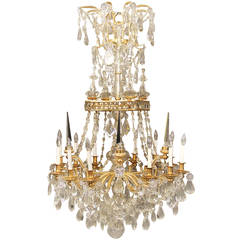 Very Fine and Special Mid-19th Century Baccarat Crystal Chandelier 6
