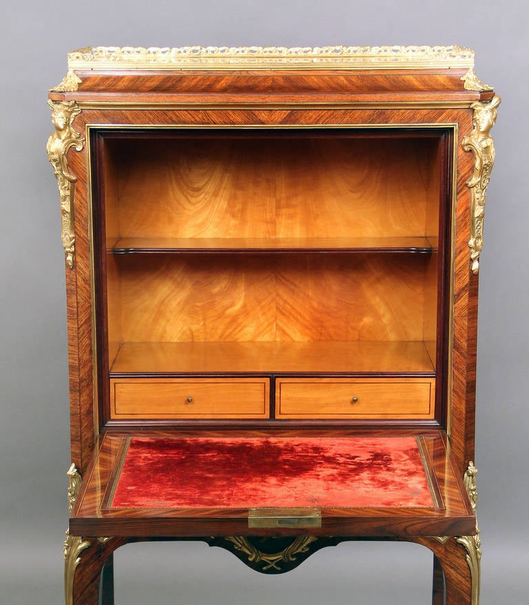 Belle Époque Secretaire Cabinet by Paul Sormani