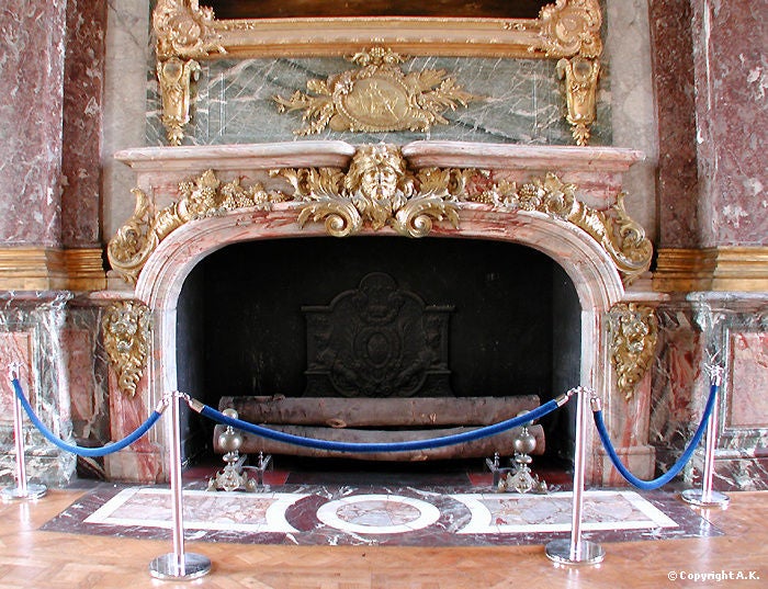 19th Century Salon De Hercules Fireplace, Palace of Versailles For Sale
