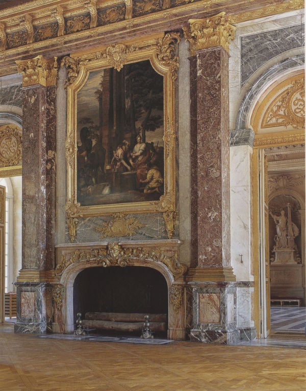 Salon De Hercules Fireplace, Palace of Versailles In Good Condition For Sale In New York, NY