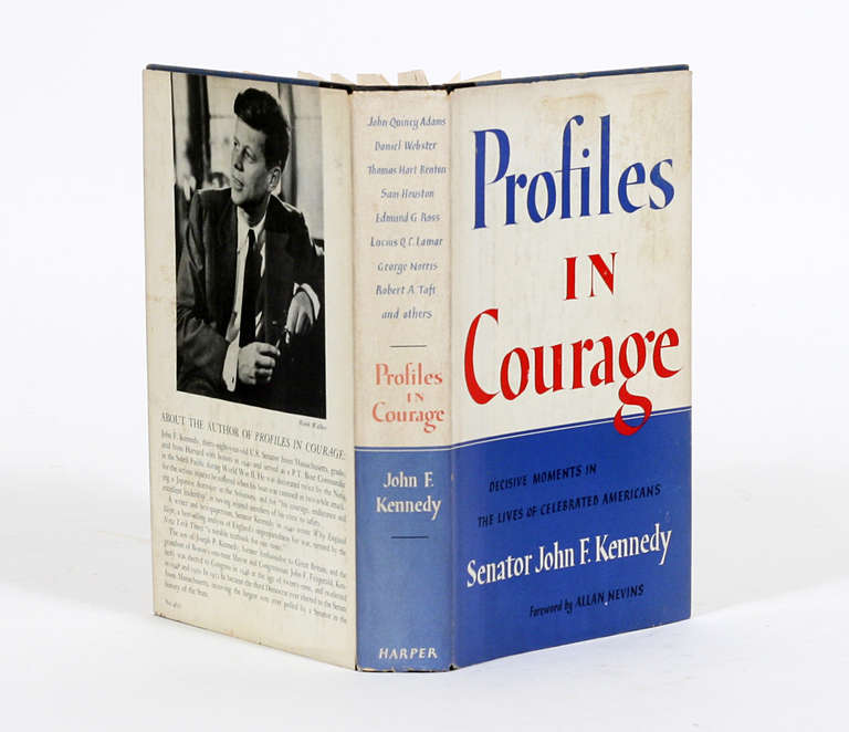 FIRST EDITION of Kennedy's third and finest book, the winner of the Pulitzer prize for biography in 1957.

Kennedy wrote the book during his freshman term in the Senate in 1954 and 1955 while recovering from back surgery. Kennedy identifies eight