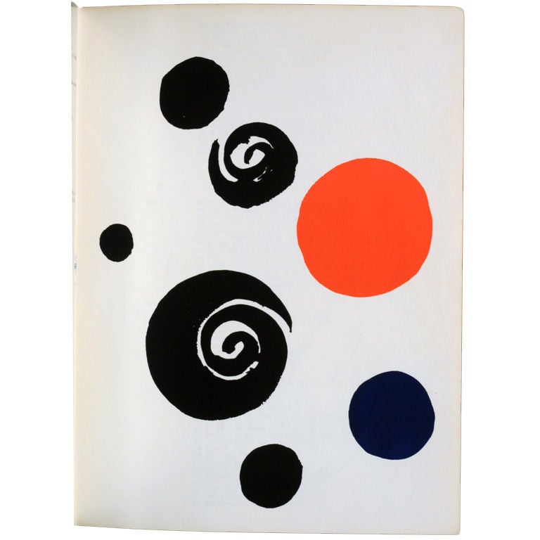 Alexander Calder - Signed and Inscribed catalog