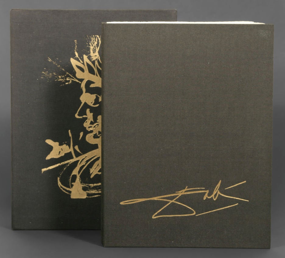 LIMITED EDITION, SIGNED AND DATED BY DALÍ; one of only 165 copies on arches blanc (out of a total edition of 299). Complete with10 full-plate and 8 vignette drypoint etchings by Dalí.<br />
<br />
Paris: Argillet, 1968. Folio, contents loose as