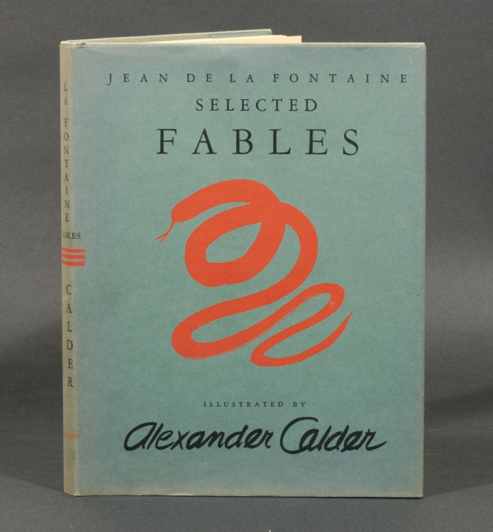 FIRST TRADE EDITION, with a FULL-PAGE INK SELF-PORTRAIT BY CALDER on front flyleaf; initialed by Calder at the top of portrait. Illustrated throughout with drawings by Calder; translation by Eunice Clark.<br />
<br />
New York: George Braziller,