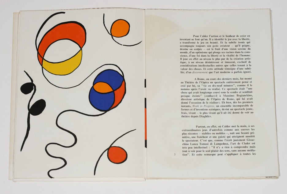 ALEXANDER CALDER: SIGNED BY CALDER with 8 original lithographs
