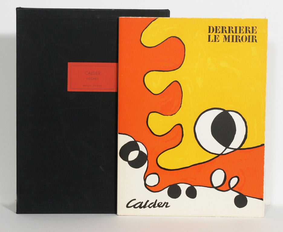 CALDER, ALEXANDER.<br />
<br />
Fleches: Derriere le Miroir Special Number 173<br />
<br />
SIGNED LIMITED FIRST EDITION, number 57 of only 150 copies SIGNED BY CALDER.<br />
<br />
Beautifully printed on velin de Lana. With eight original
