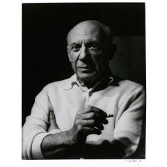Photograph of Pablo Picasso by Lucien Clergue, edition of nine