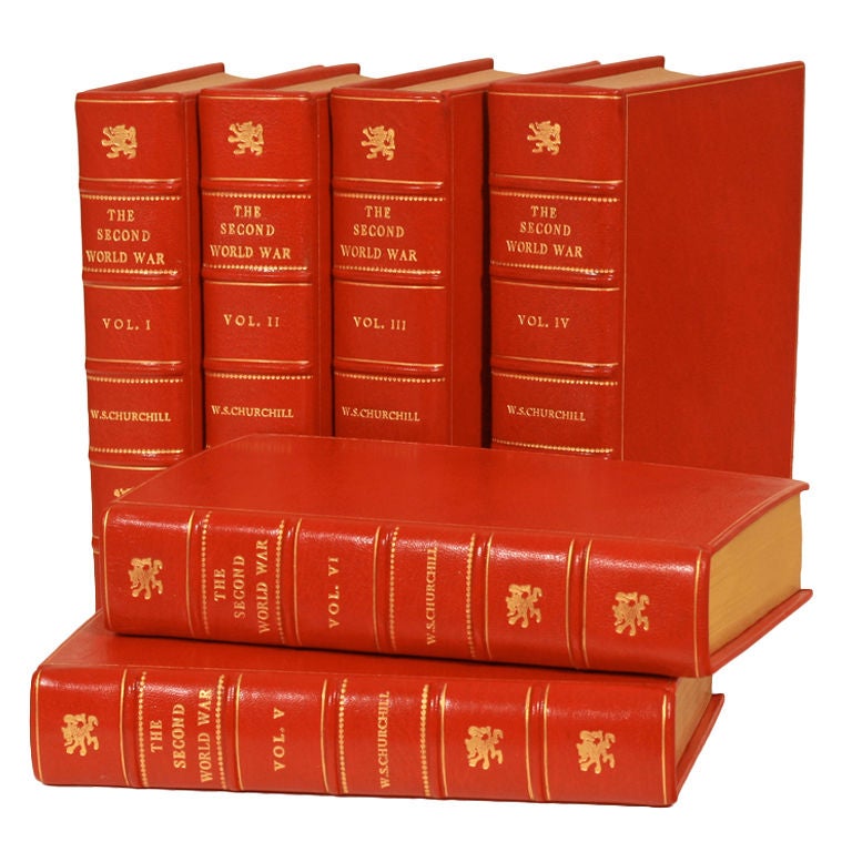 Winston Churchill - The Second World War, first editions