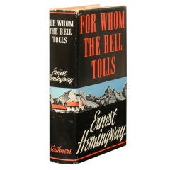 Vintage Ernest Hemingway: For Whom the Bell Tolls, first edition