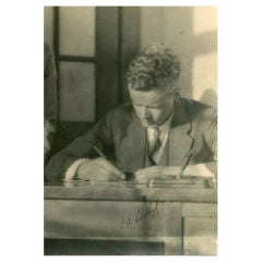 Charles Lindbergh - Vintage photograph signed