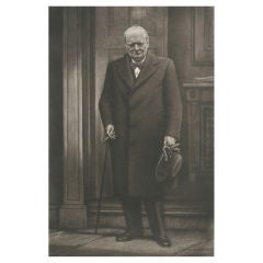 Vintage Winston Churchill - Limited Edition Mezzotint