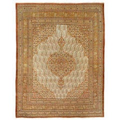 Antique Tabriz carpet - Associated with Masterweaver, Hadji Jalili