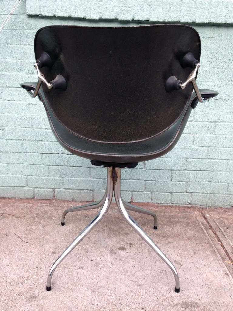 George Nelson Swaged-Leg MAA Chair Herman Miller, 1958 In Good Condition In Brooklyn, NY
