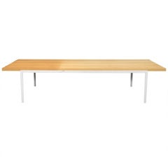 Florence Knoll T-Angle Flat Bench. Knoll 1950s.