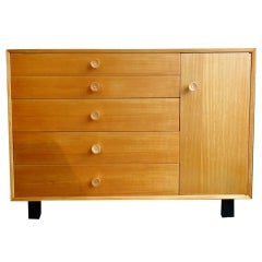 George Nelson 5 Drawer Chest with Cabinet for Herman Miller, c. 1940s.