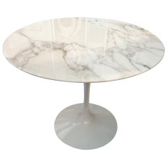 Eero Saarinen 36" Marble Top Tulip Dining Table for Knoll