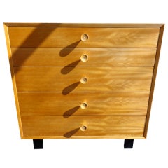 George Nelson 5 Drawer Chest for Herman Miller, c. 1940s.