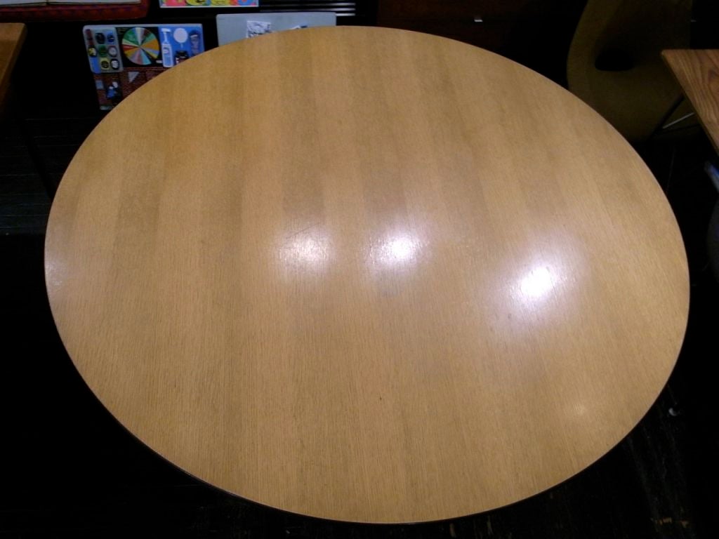Mid-20th Century Eames Segmented Base Oak Table by Herman Miller