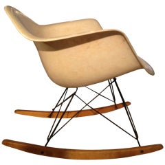 Charles & Ray Eames RAR Rope Edge Rocking Chair Zenith Herman Miller