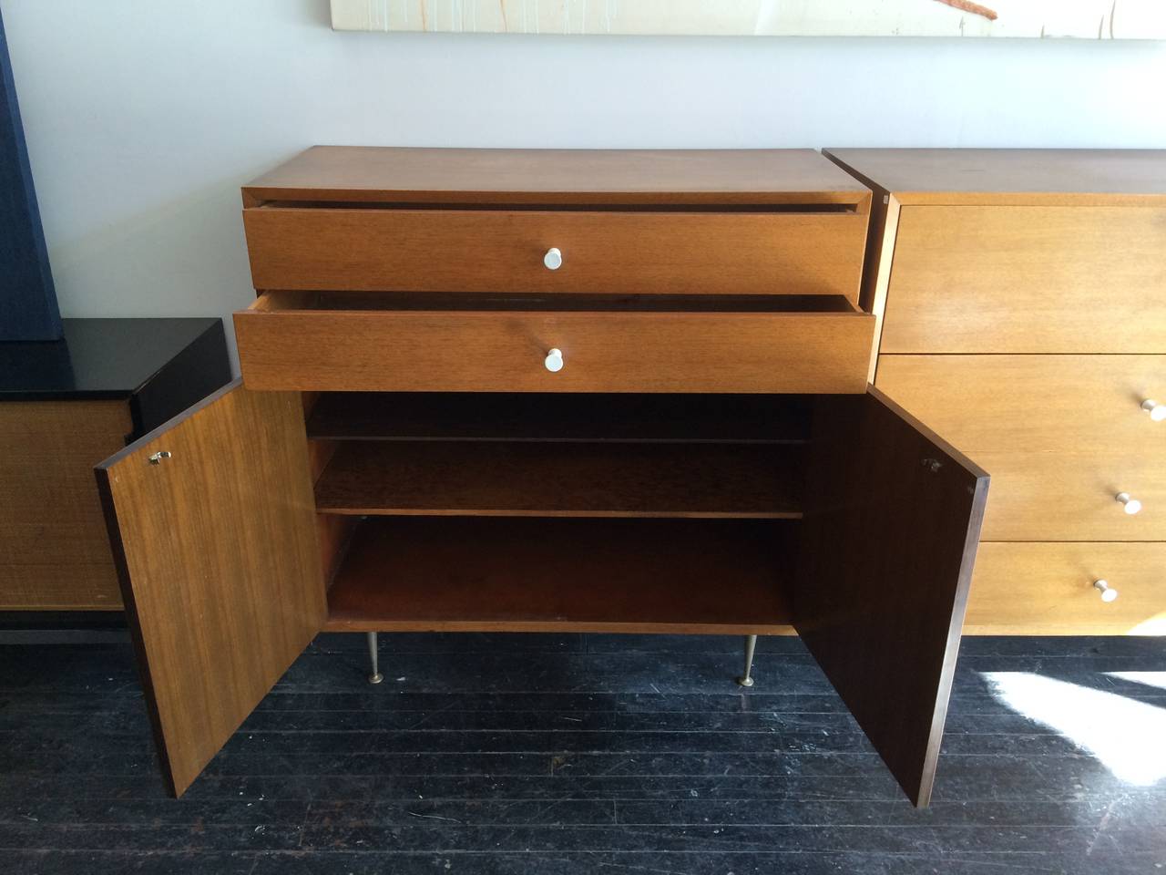 Mid-20th Century George Nelson BSC with Thin Edge Hardware, Herman Miller, circa 1955