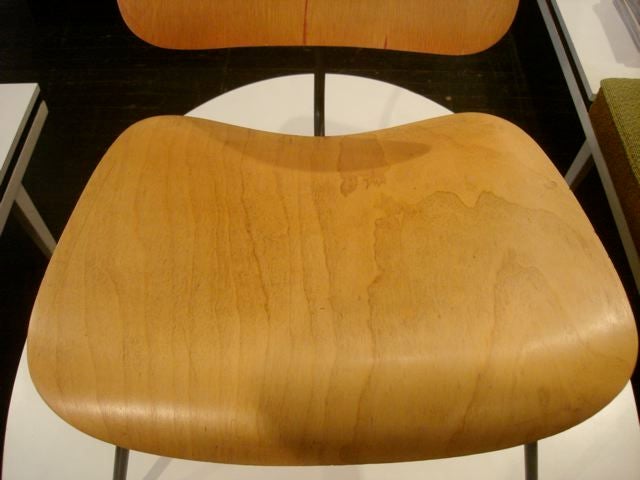 Red Eames LCM Lounge Chair. Herman Miller 1952 3