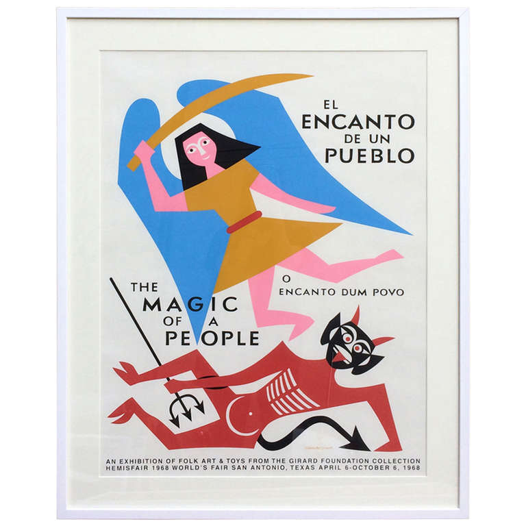 Alexander Girard "The Magic of a People" Poster, 1968