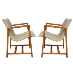 Pair of Eames/Saarinen Chairs for Kleinhans Music Hall, 1939